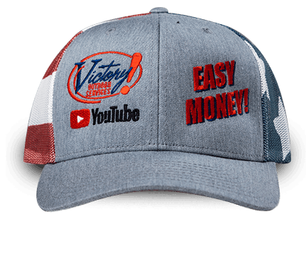 Victory Outdoor Services American flag hat